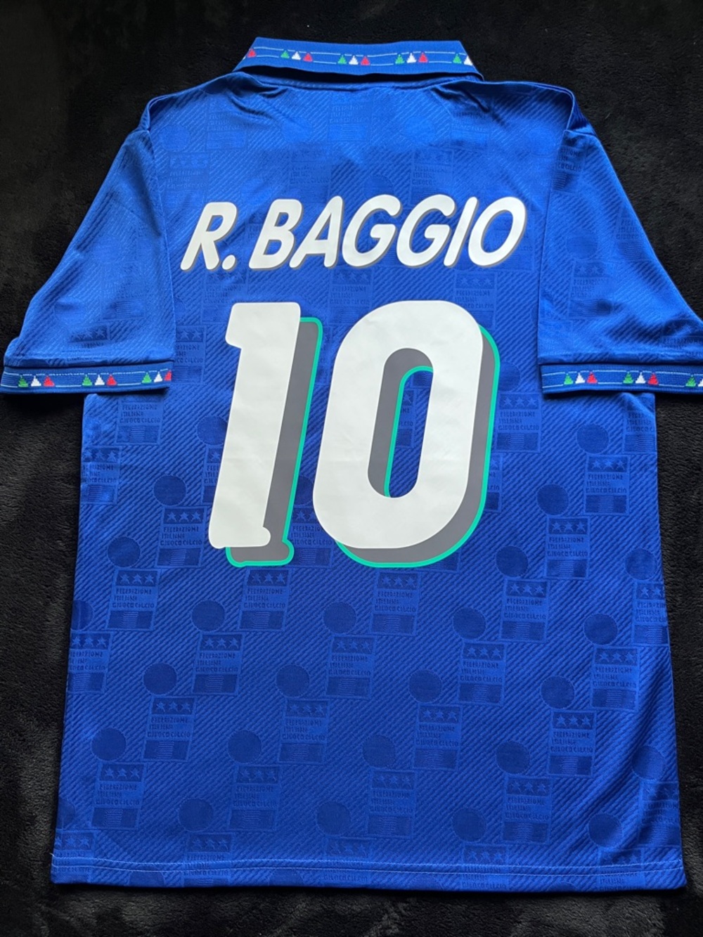 Baggio #10 Italy Retro 1994 Soccer Jersey Home Blue